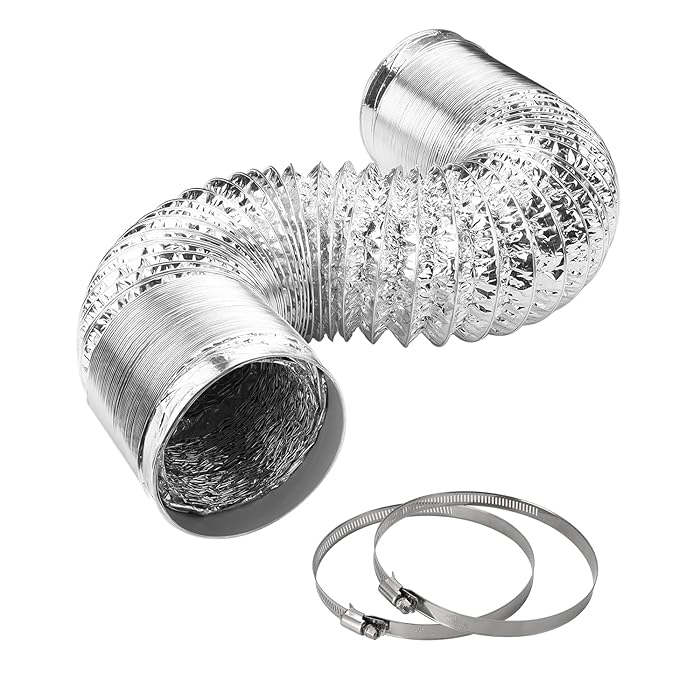 Buy CANNABMALL 4”Dryer Vent Hose Air Ducting 10ft Dryer Duct HVAC