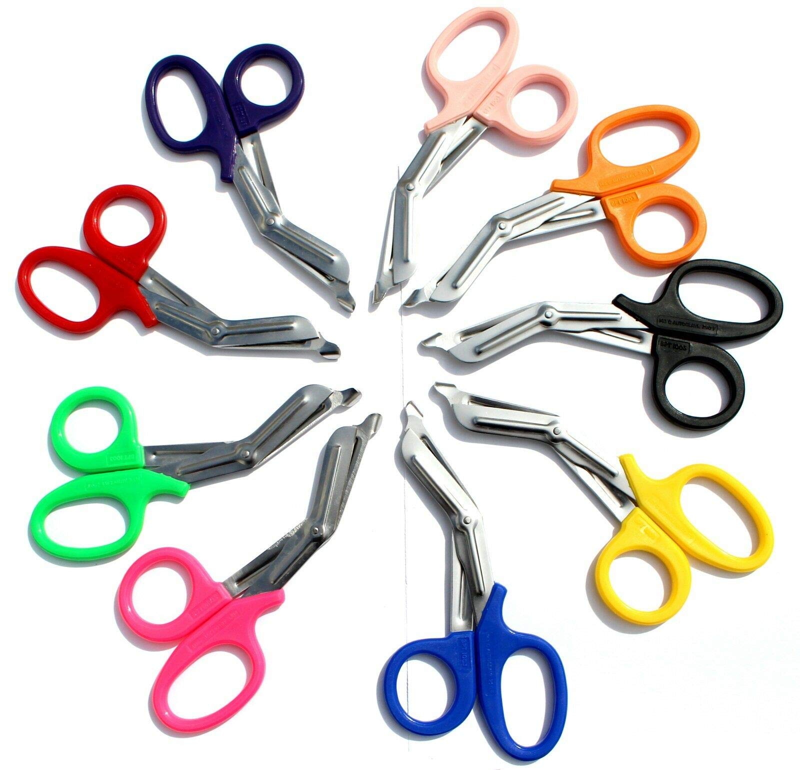 Trauma Shears 7.5'' Stainless Steel Medical Bandage Scissors EMT Shears for Emergency Supplies (Pink)