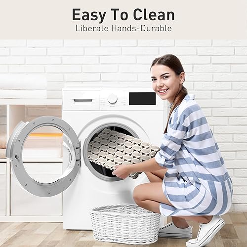 Miniatura 6 de XIYUNTE Tapete de ducha antideslizante, de 36 x 16 pulgadas, suave y cómodo, antideslizante, respetuoso con el medio ambiente, de TPE+PP, con