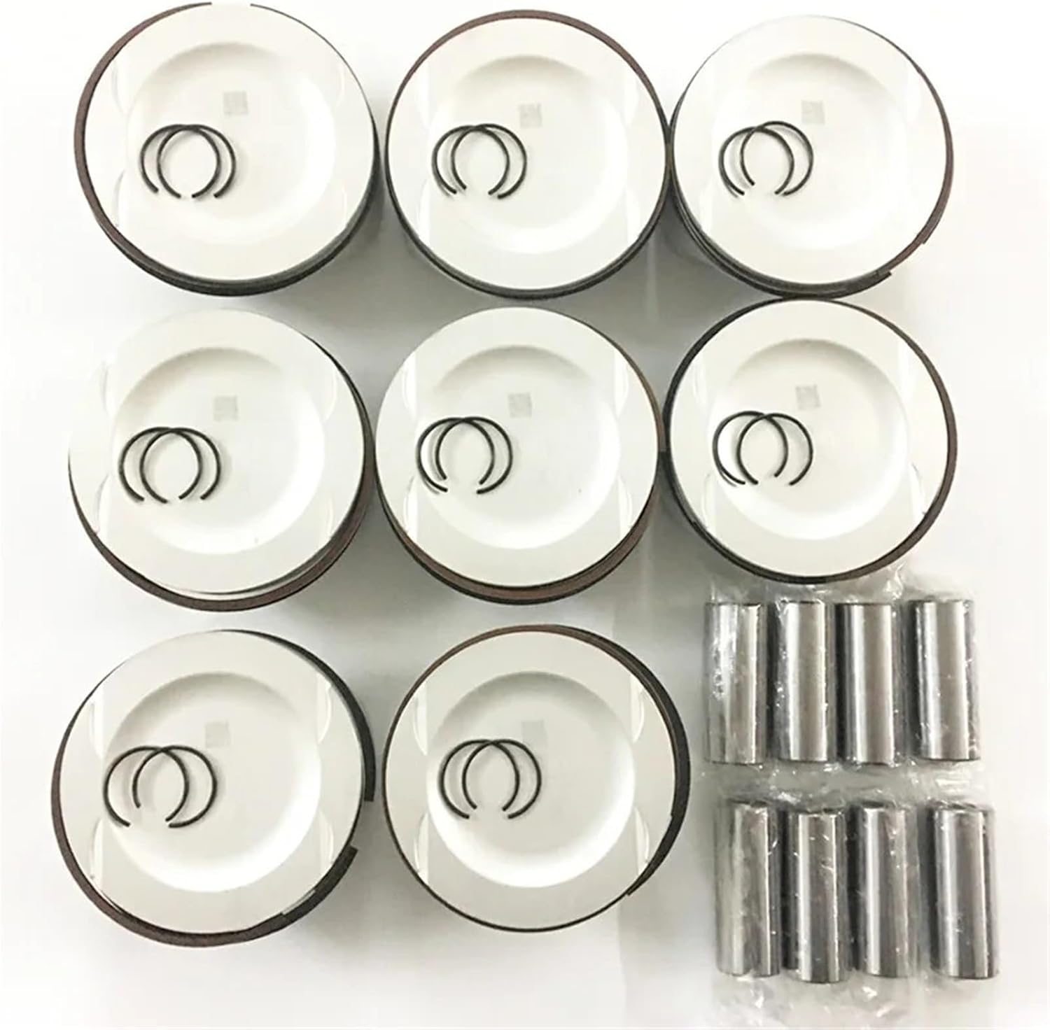8PCS A1570300517 1570300517 A 157 030 05 17 1570300117 2780301317 Engine Piston Compatible with Mercedes Benz G63 M157 5.5L STD 98MM CYL Dia
