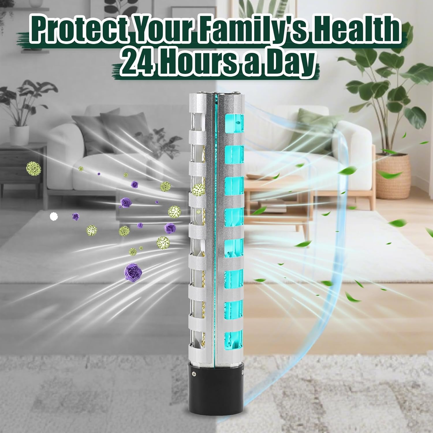 Upgrade Air Purifier Replacement Bulb 9 Inch,Compatible with Latest PHIC-RH Model,Easy to Install Purification Replacement Cell