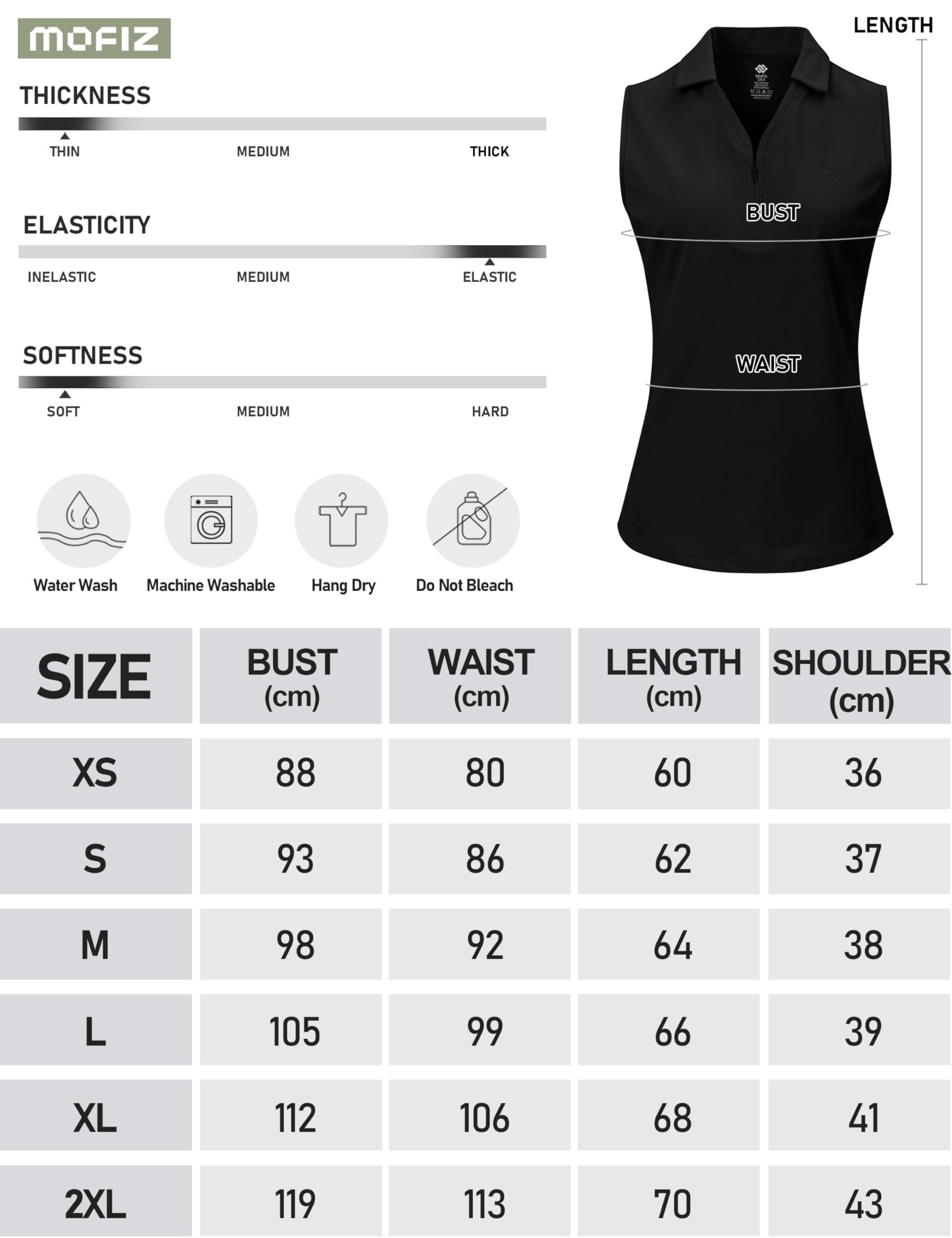 Mujer Polo sin Manga Deportes Tenis Golf Poloshirt con Botón Verano Correr Camiseta Trabajo Transpirable Yoga Tops