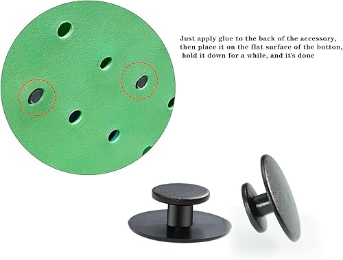 Miniatura 4 de Accesorio de broca en blanco para bolsas Bogg, 20 piezas de remaches de inserción, accesorios de botón, adornos de bricolaje para bolsas Bogg,