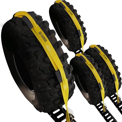 DC Cargo Mall Kit de correas de transporte de automóviles correas de rueda de resistencia a la rotura de 10,000 libras con accesorios E-Track y