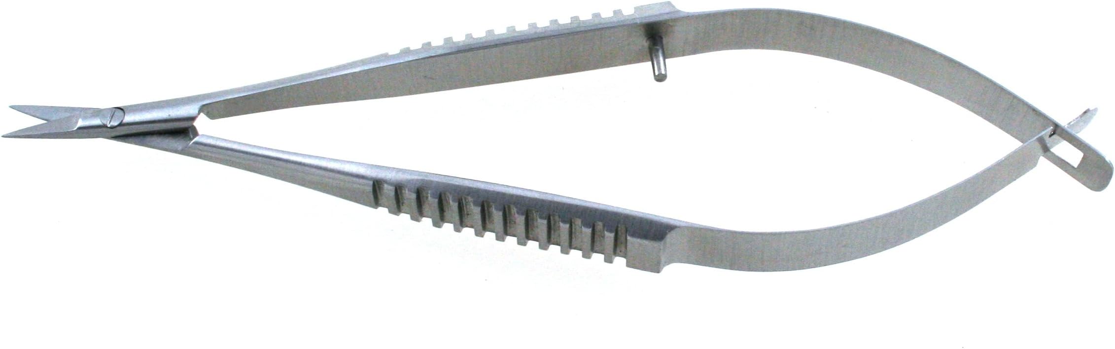 Micro Iris Scissors 4" Straight Sharp Points Flat Handles | Medixplus