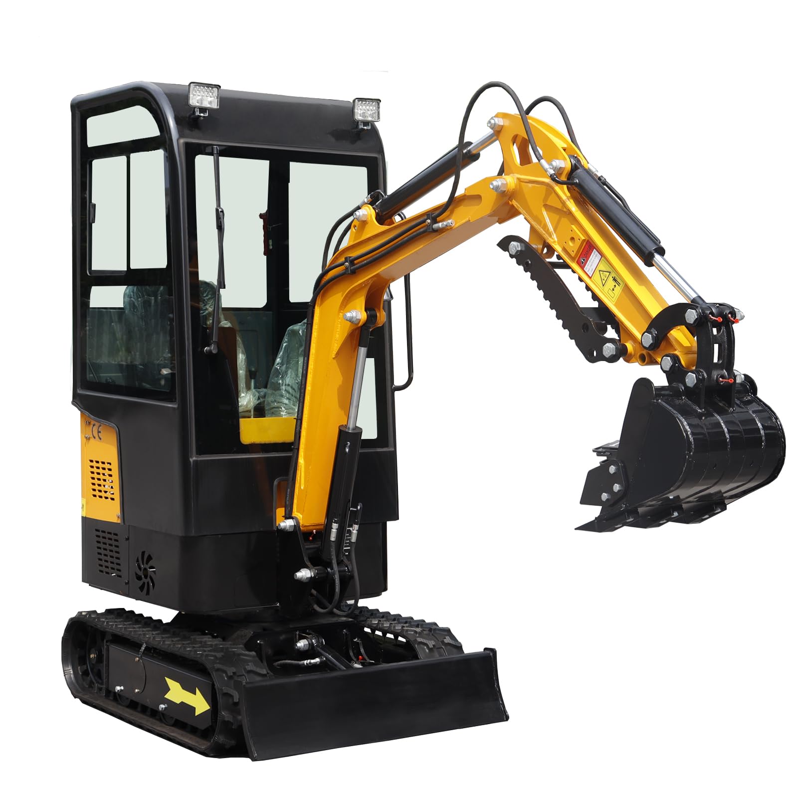 【MINI ND1❣️】 Amazon.com: 13.5HP Mini Crawler Hydraulic Excavator, 1 ton