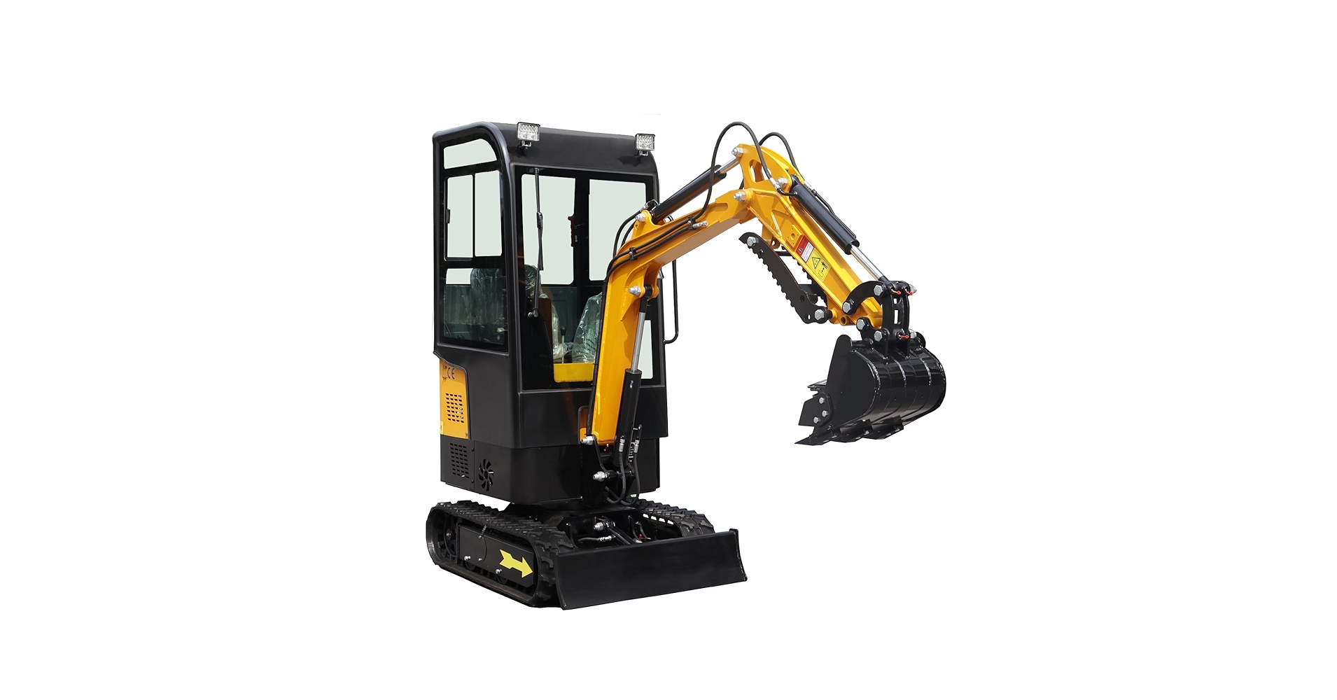 Amazon.com: 13.5HP Mini Crawler Hydraulic Excavator, 1 ton