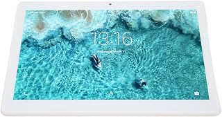 10.1 Inch Tablet, Kids Tablet For Tablet 4GB+64GB 2.4 5Ghz WiFi Tablet PC, Dual SIM Dual Standby, MTK6592 CPU, 128GB Extended Storage, 5800mAh Battery (UK Plug)