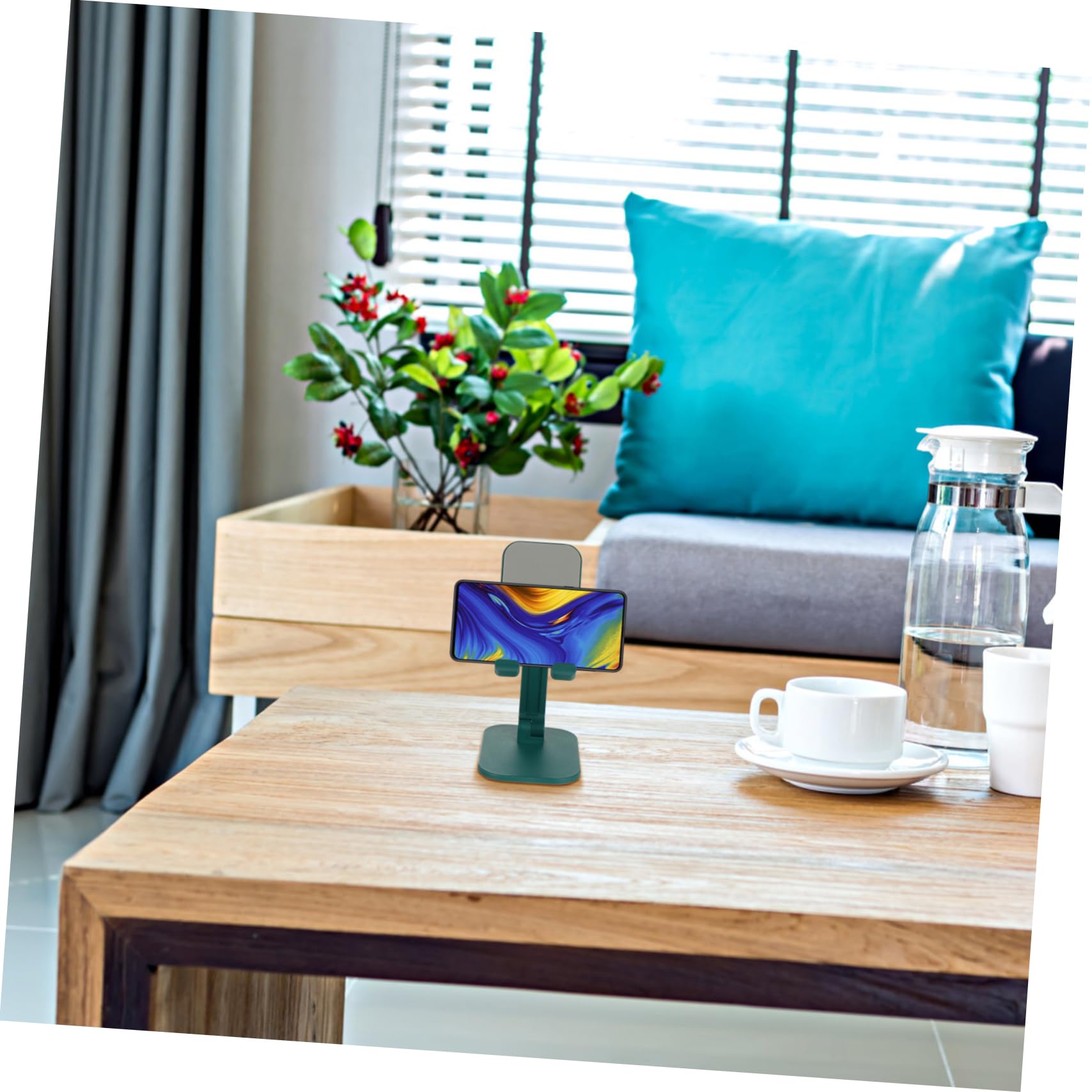1pezzi Supporto Per Tablet e Smartphone Riser Desktop Multifunzionale Per Ufficio e Casa Design