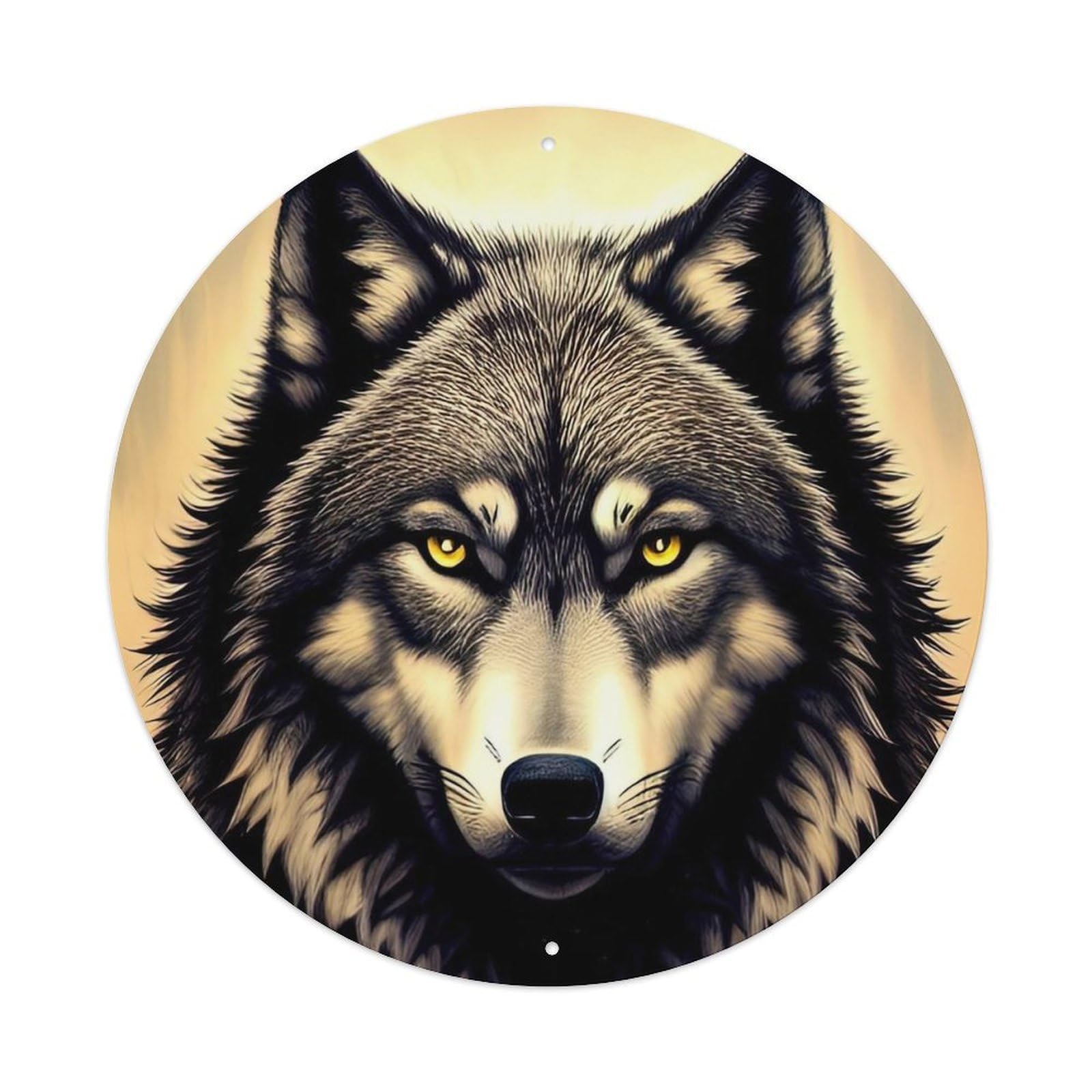 Animal Wolves of Iran Metal Tin Sign