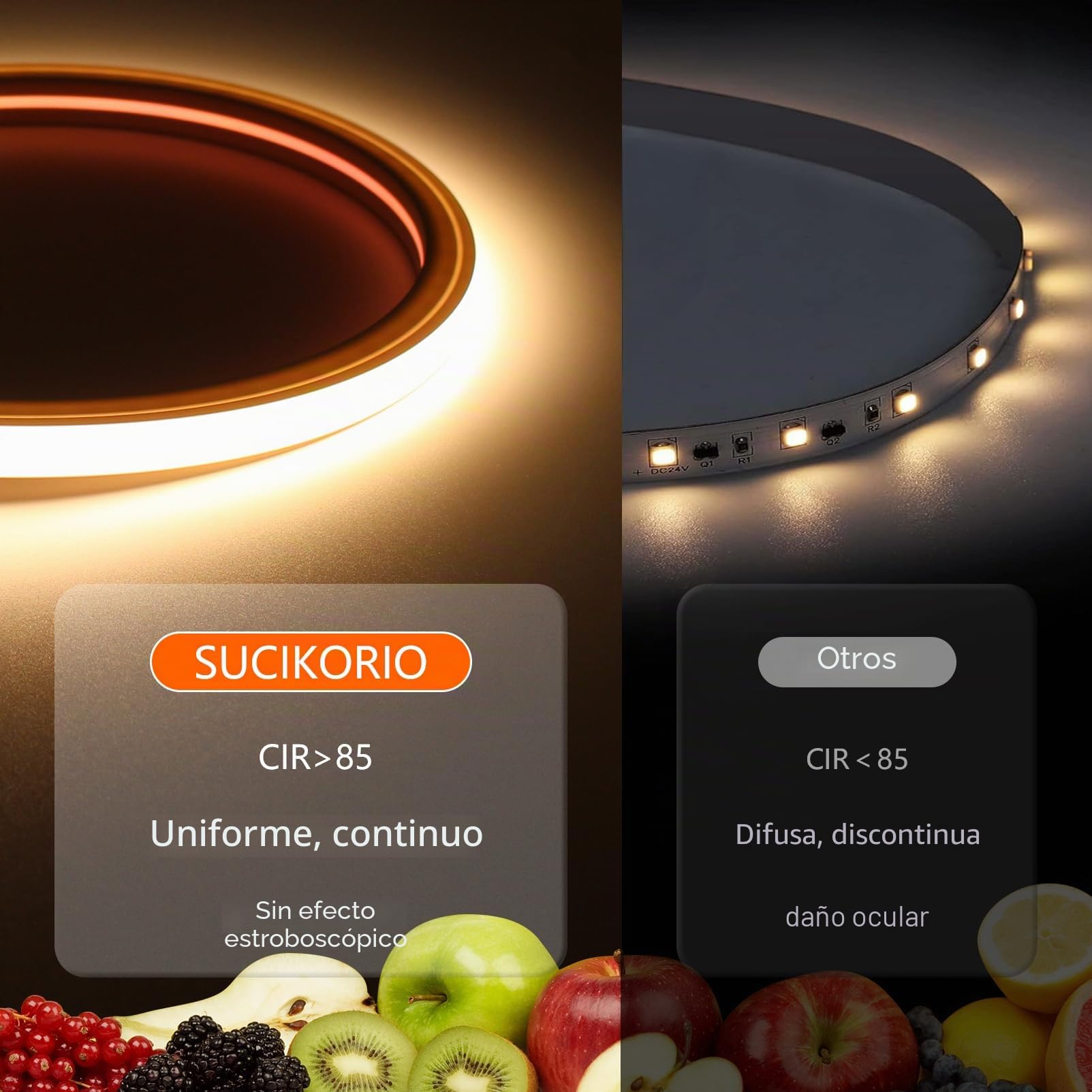 10 Metros Neon Tira de Luces LED Habitacion Sin Transformador Silicona 220V Tiras LED de Interior Exterior Impermeable IP65 Blanco Cálido 3000K Fita Leds Strip Neón Flexible 10m 120 LED/m