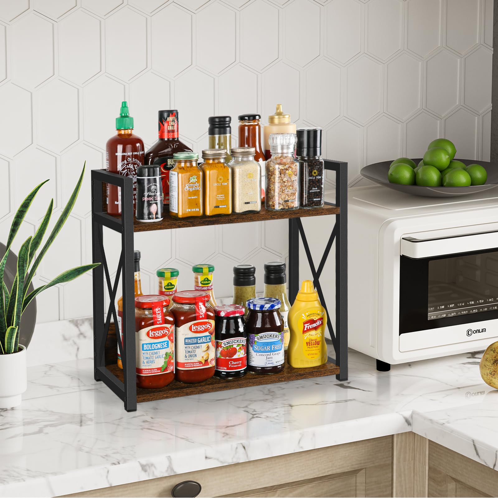 コーヒー、スパイスラック Amazon｜YINMIT(インミット) カウンタートップシェルフオーガナイザー