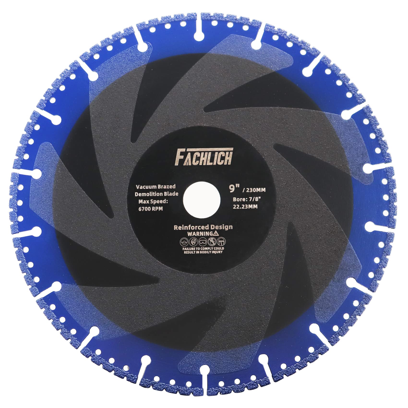 Disco Diamantato per Tutti Gli Usi,230mm Metallo Resistente a Secco Disco da Taglio per Tondo per Cemento Armato,Ferro Angolare,Placcatura in Acciaio,Fibra di Vetro,Muratura