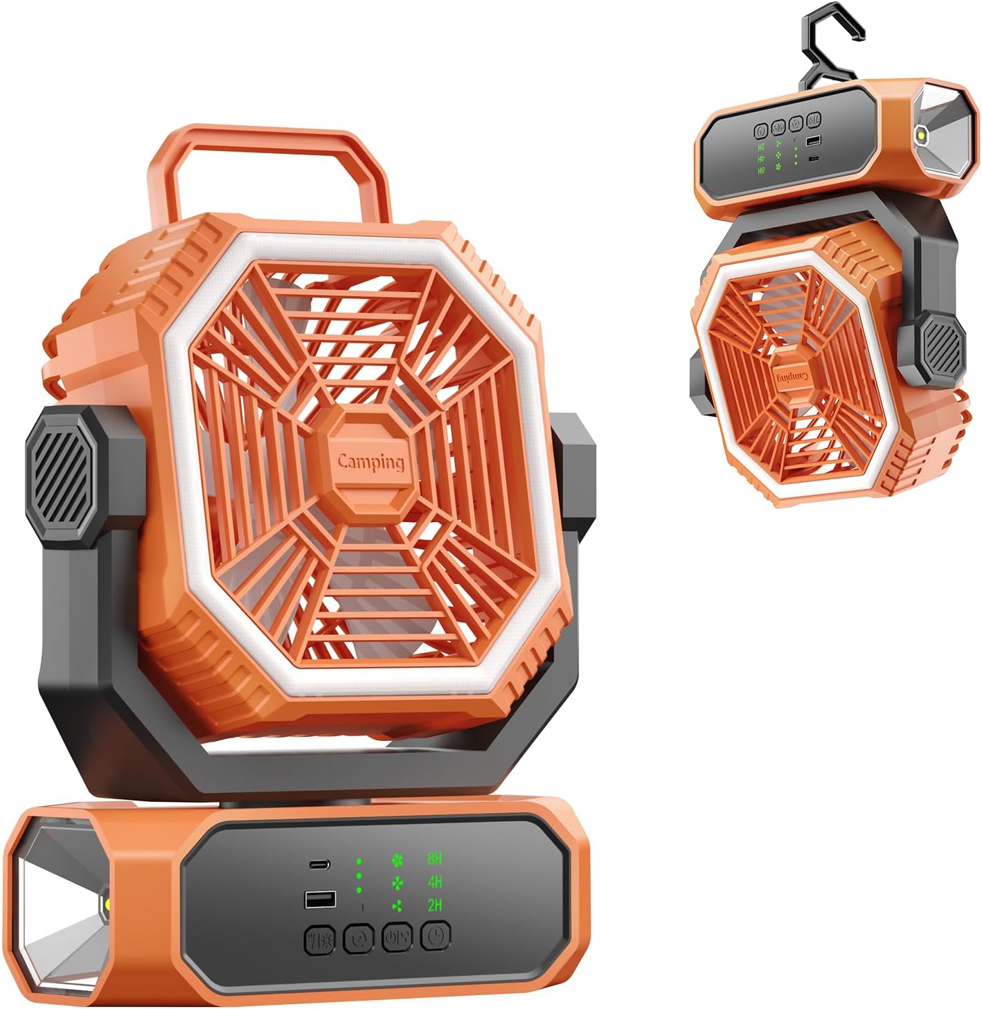 VVU&CCO Portable Fan for Camping with LED Lantern,20000mAh Rechargeable Battery,65H Runtime,USB-C Fast Charging, 3 Speeds – Cordless Desk Fan for Travel Home Office Tent Desk VVU&CCO Portable Fan for Camping with LED Lantern,20000mAh Rechargeable Battery,65H Runtime,USB-C Fast Charging, 3 Speeds – Cordless Desk Fan for Travel Home Office Tent Desk