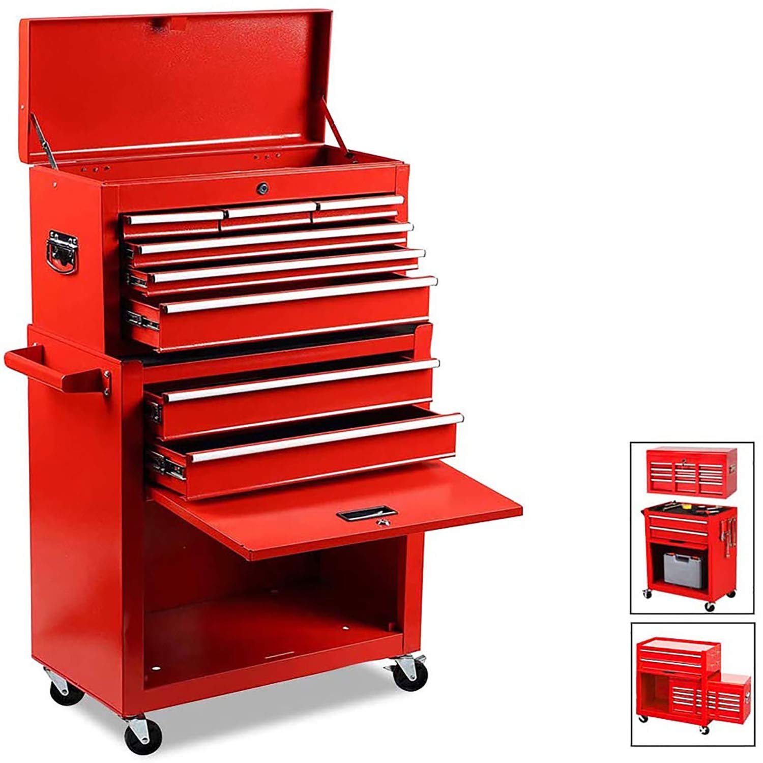 Buy 8Drawer Rolling Tool Chest Removable Tool Storage with