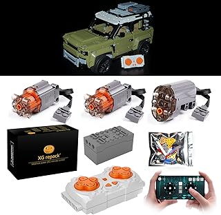 Modified Powertrain RC Motor Kit Lego Technic Land Rover Defender - 42110 (excluding Toy car Set, Motor only)