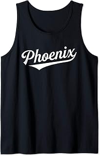 Retro City of Phoenix Arizona PHX Airport Tank Top