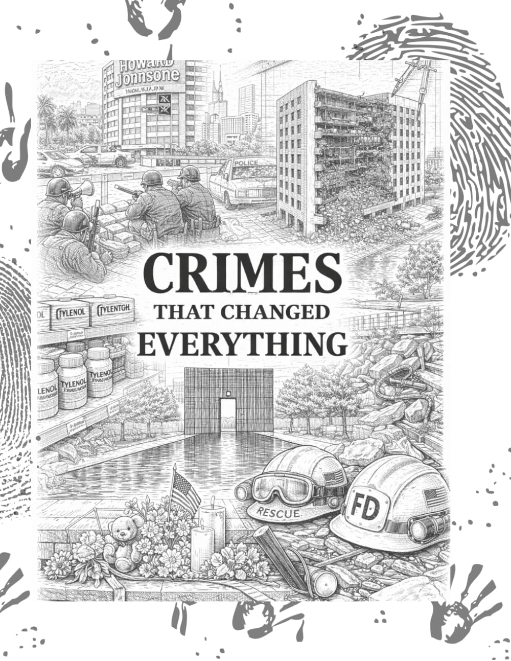 Crimes That Changed Everything: A True Crime Coloring Book