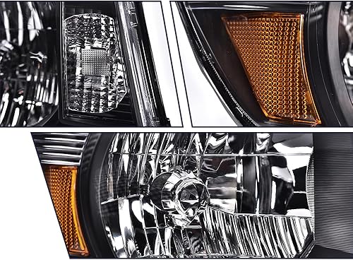 Miniatura 8 de PIT66 Conjunto de faros delanteros compatible con Toyota Tacoma Pickup Truck 2005-2011, repuesto para faros delanteros izquierdo y derecho,