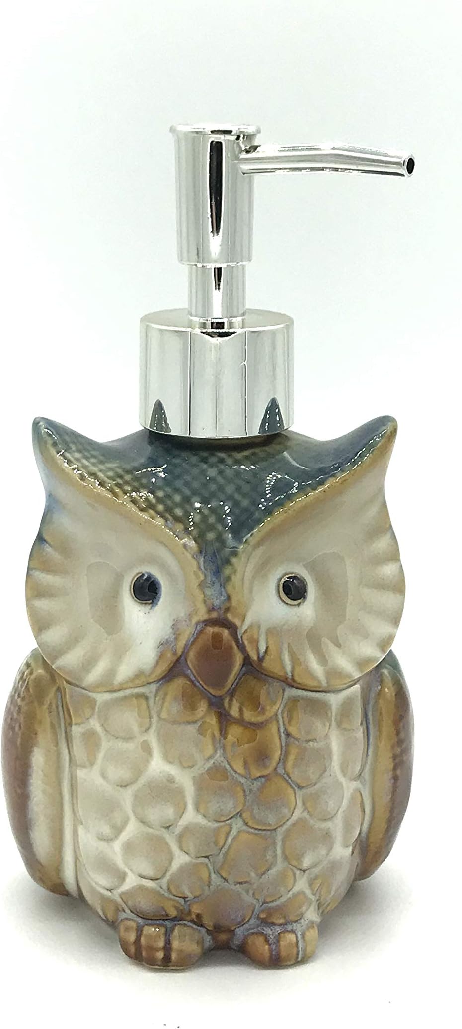 Midwood Ceramic Owl Countertop Soap Dispenser