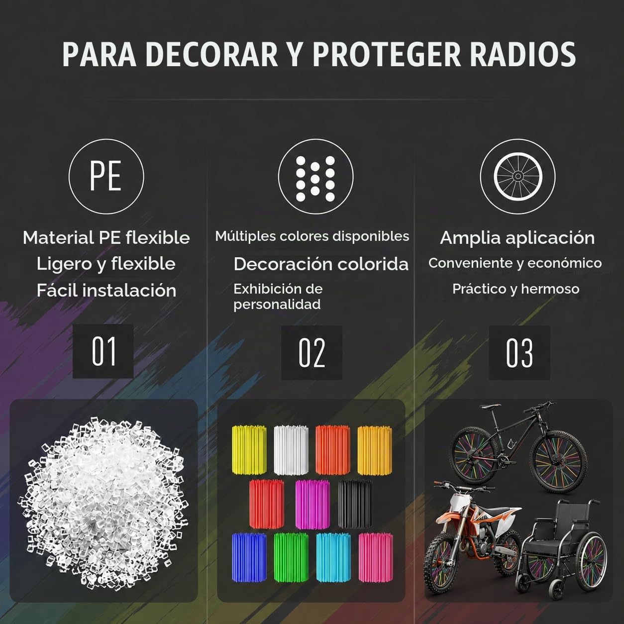 Amazon.com: PSLER - Cubiertas protectoras para radios de llantas