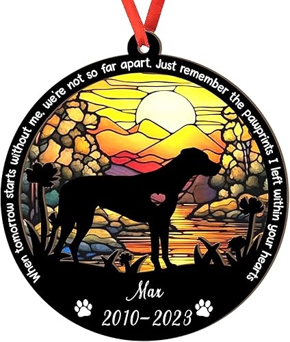 Miniatura 93 de Adorno personalizado para atrapasoles Bichon Frise, Bichon Frise Sun Catcher Adorno de Navidad – Regalo para perro amante, Bichon Frise 3D 2 capas