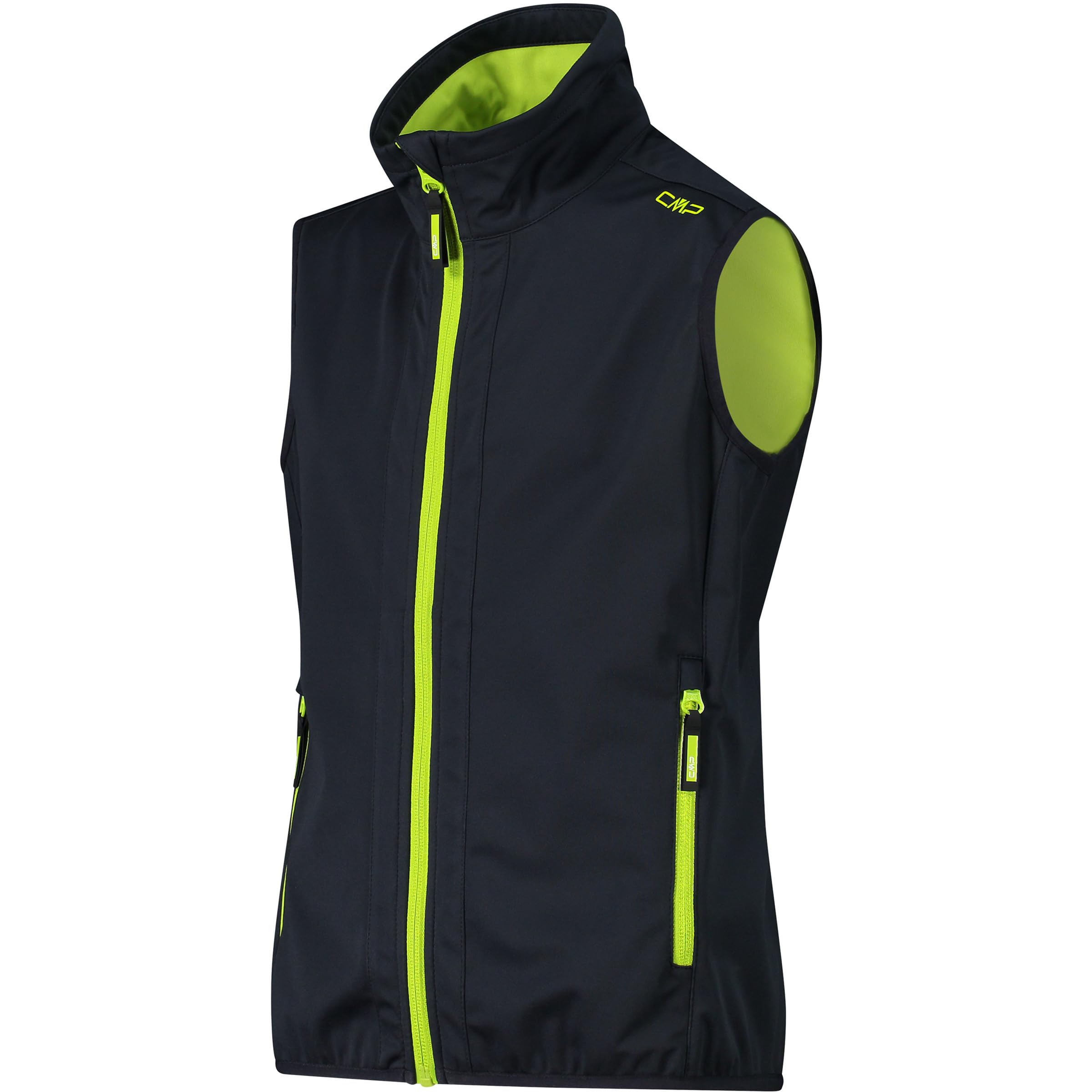 CMP Bambini Boys Softshell Gilet antracite-acido 164