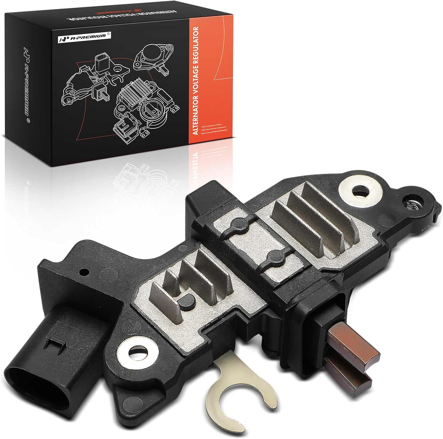 A-Premium Alternator Voltage Regulator Compatible with Mercedes-Benz W203 Series C230 C280 C350 2006-2007, A171 Series SLK280 2006 2008, SLK300 2009, SLK350