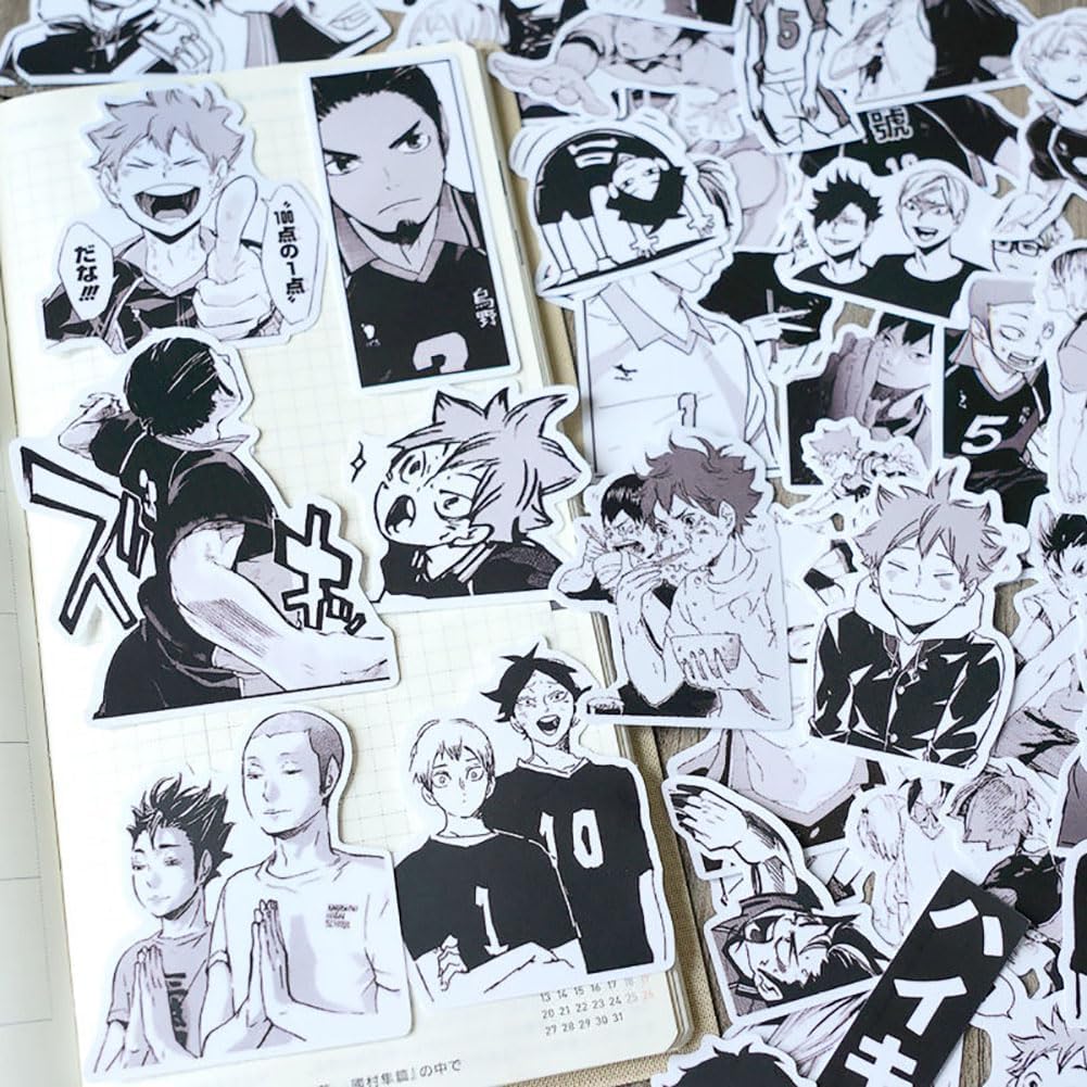 Amazon | ハイキュー ステッカー セット シール アニメ 漫画