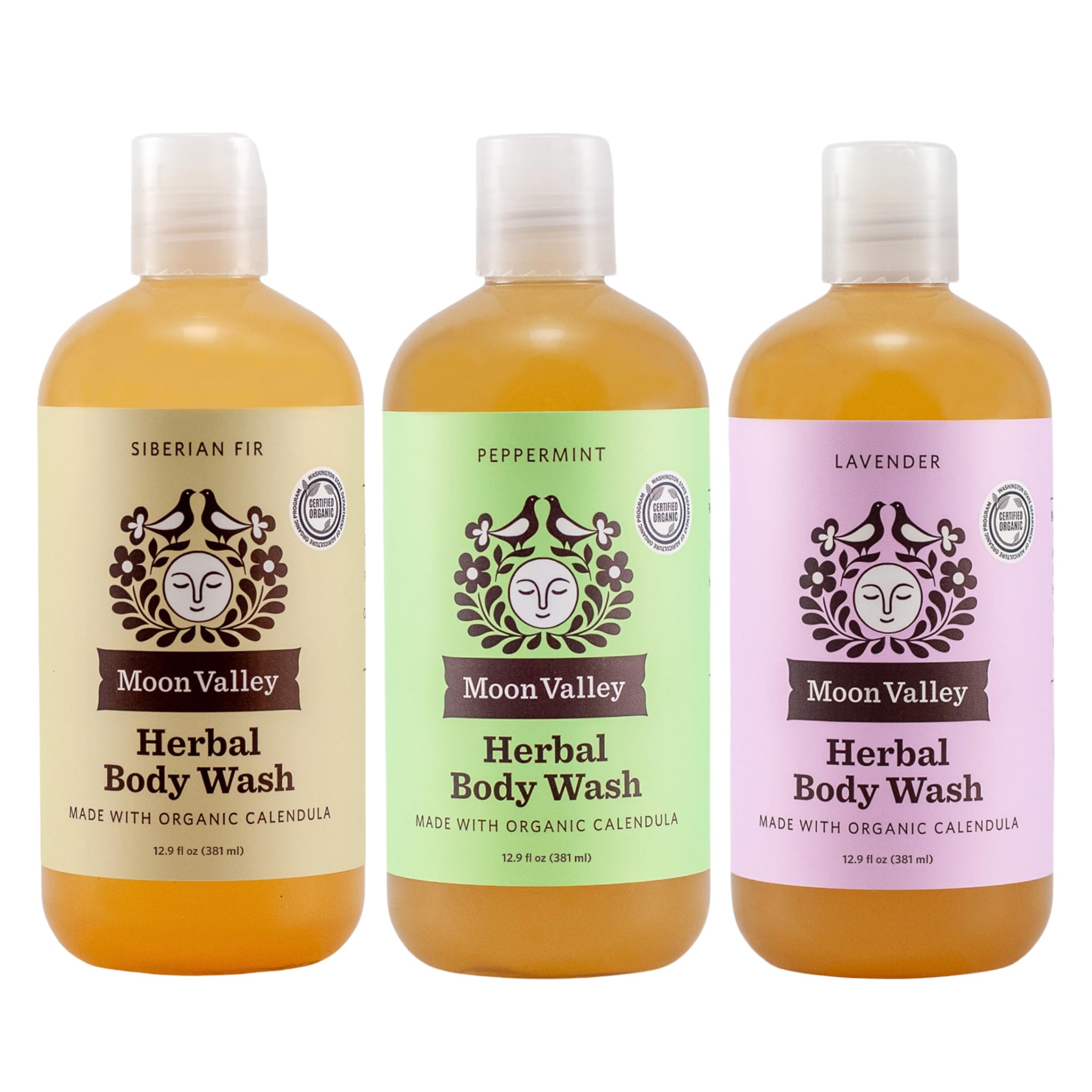 Moon Valley Herbal Body Wash with Essential Oils