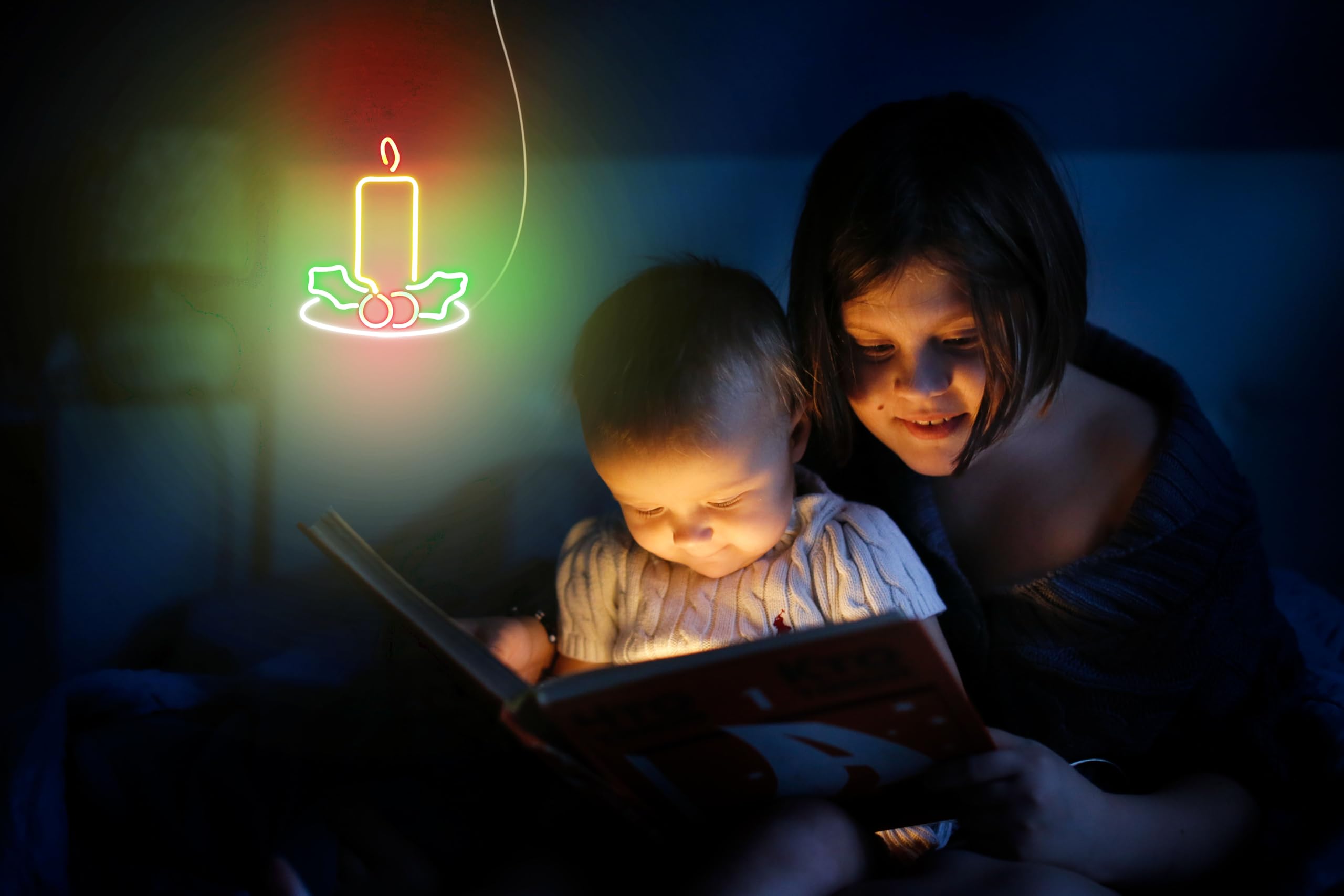 ADVPRO Letrero de neón LED de silicona flexible de Navidad – Multicolor 3 – st16s66-fnu0138-m3