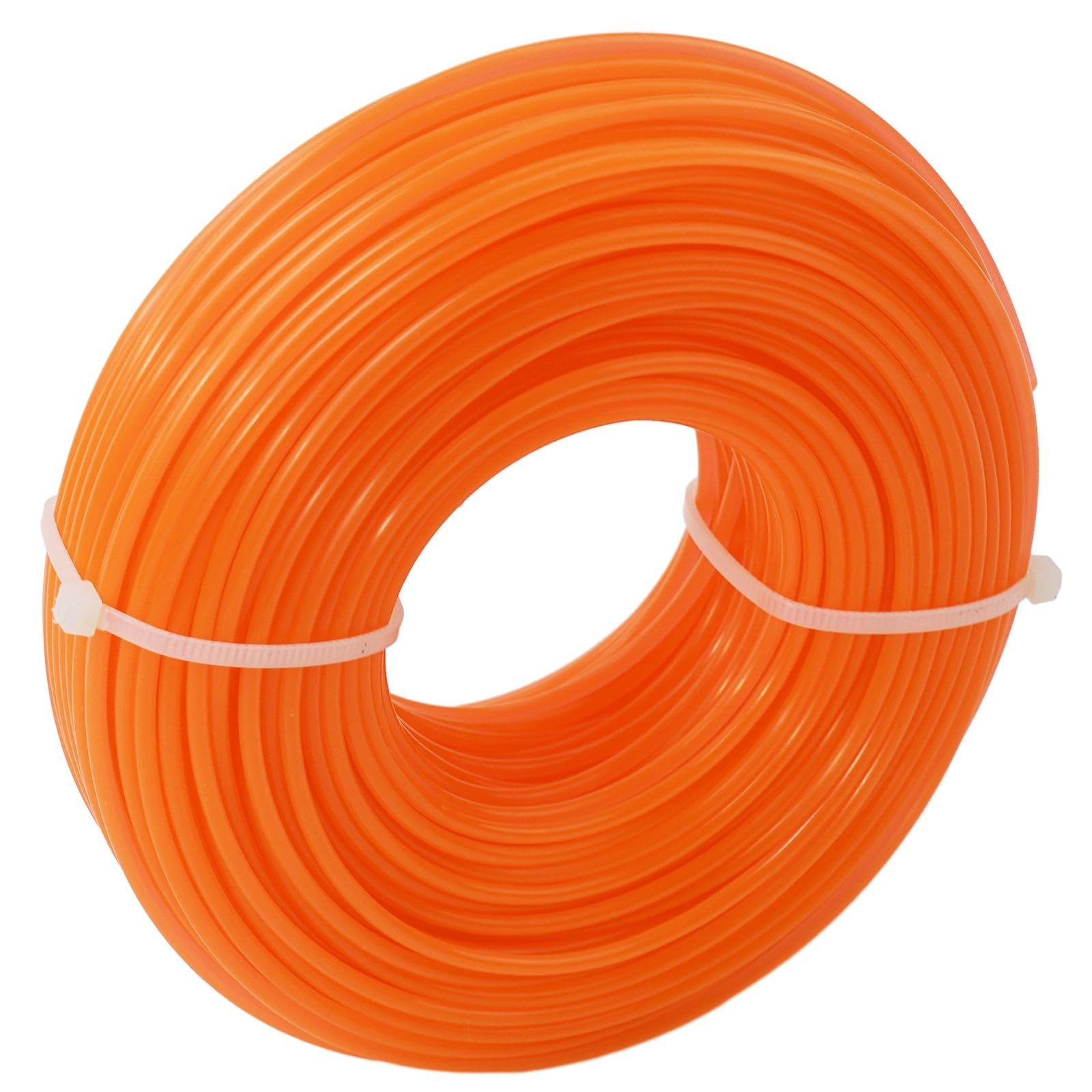 Bobina di filo rotondo in nylon, 2,4 mm x 50 m, per decespugliatore TrimCut 50-2 41-2 40-2 51-2 30-2 31-2 e SuperCut 10-1 2-1 20-1 40-2 2-2 20-2