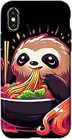 Vista 5 de Sloth Eating Ramen Japanese Noodles Soup Kawaii Case for iPhone 16