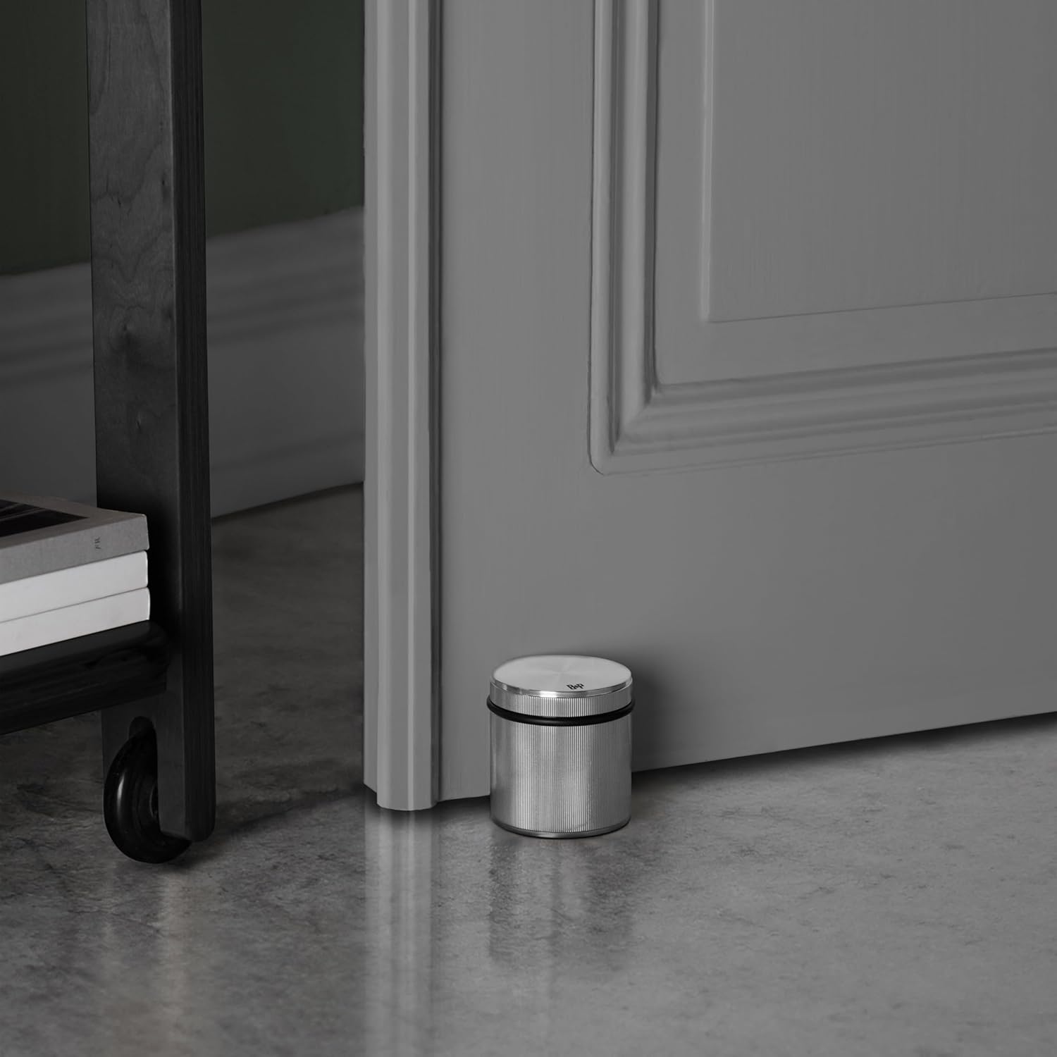 Buster and Punch Freestanding Linear Knurl Steel Door Stop