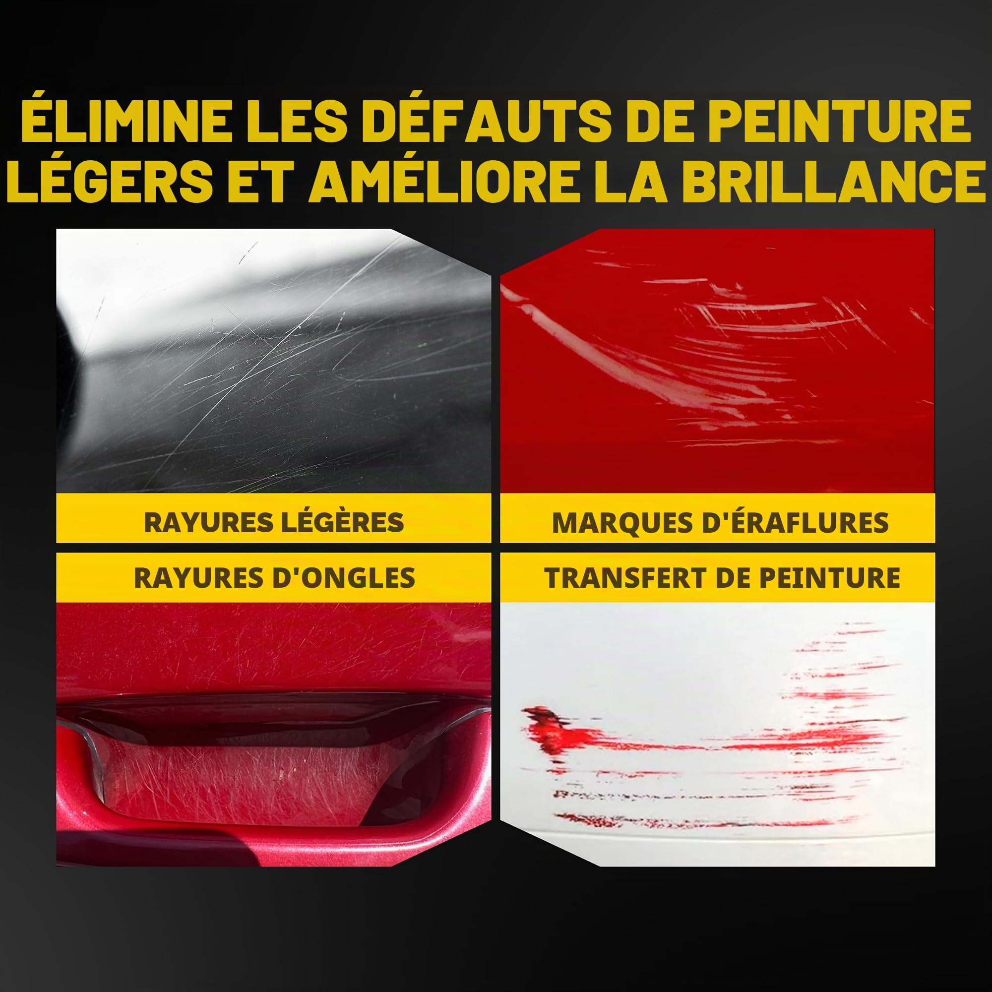 Meguiar's Quik Kit de gommes anti-rayures pour voiture qui élimine les imperfections, comprend Meguiar's ScratchX, tampon monté sur perceuse, serviette en microfibre
