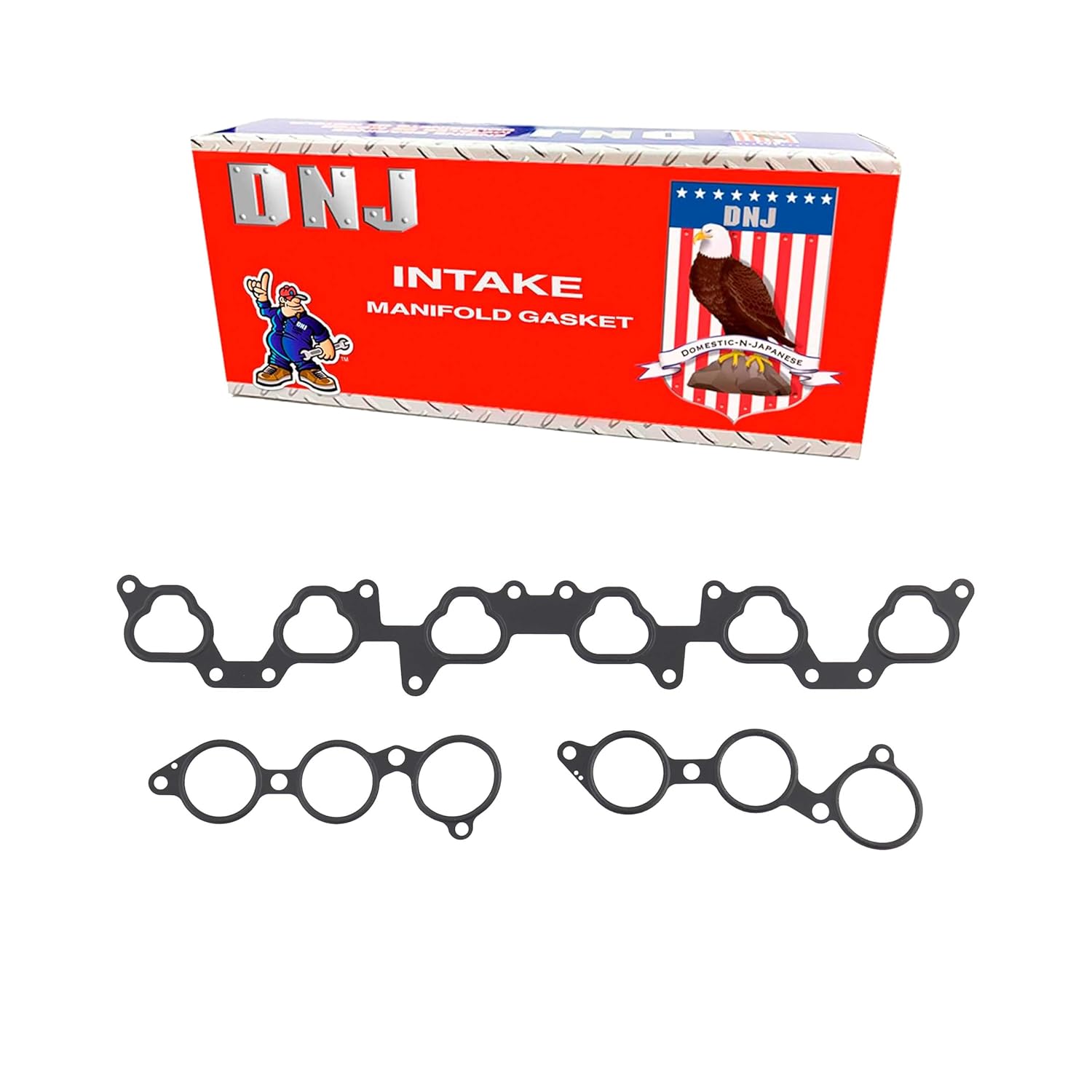DNJ IG967 Intake Manifold Gasket Set for 1993-1997 Lexus Toyota Land Cruiser LX450 4.5L L6 24V DOHC 4477cc