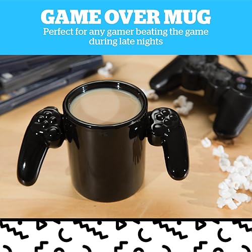 Miniatura 2 de BigMouth Inc Game Over, taza de cerámica, color negro