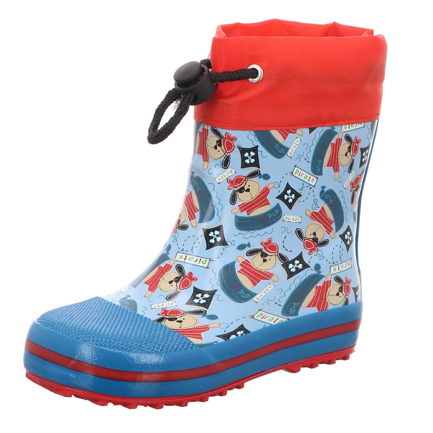 Beck Boy's Piraten Rain Boot, Blue, 9 UK Child