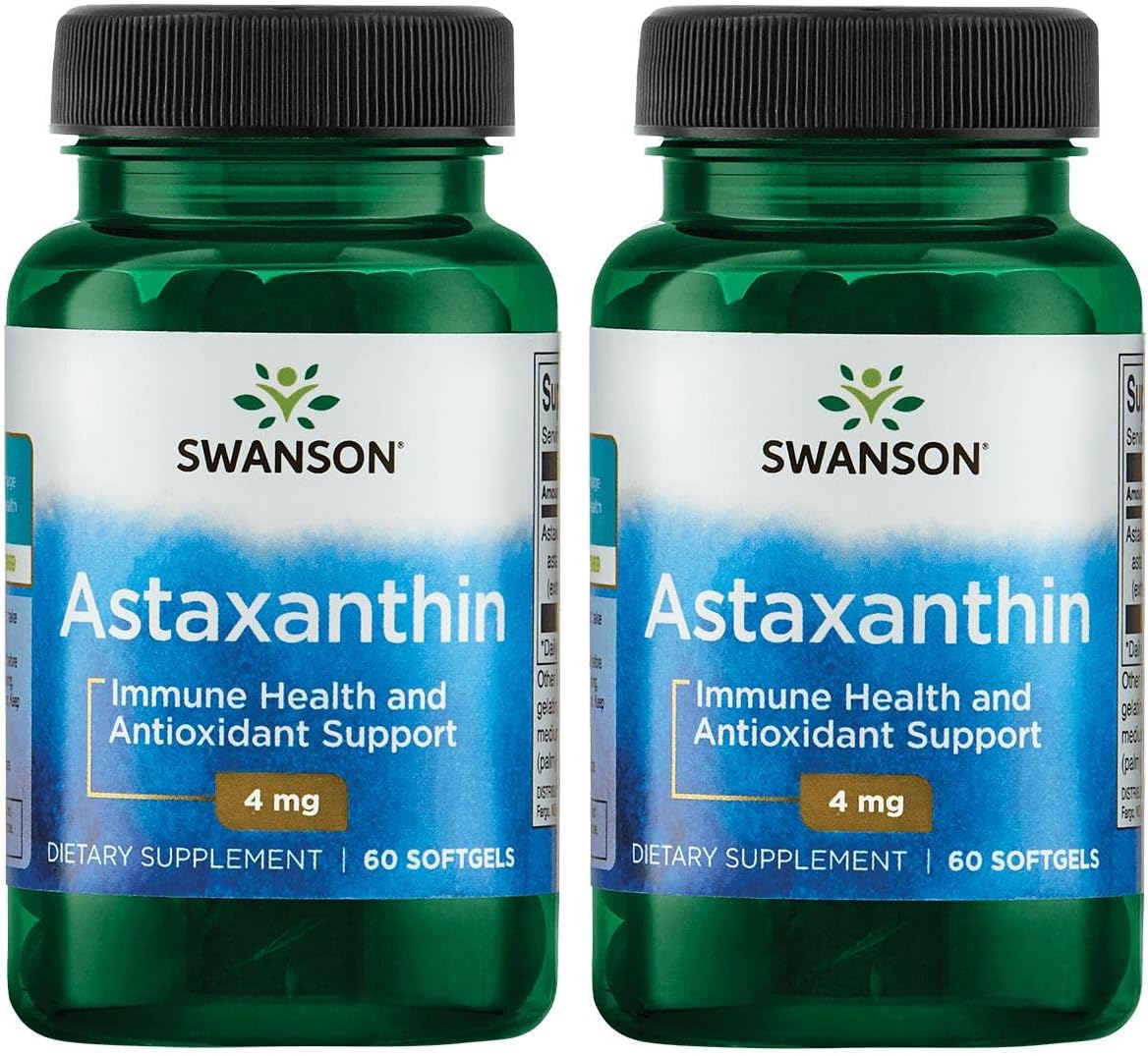 Swanson Astaxanthin Eye Vision Brain Skin Health