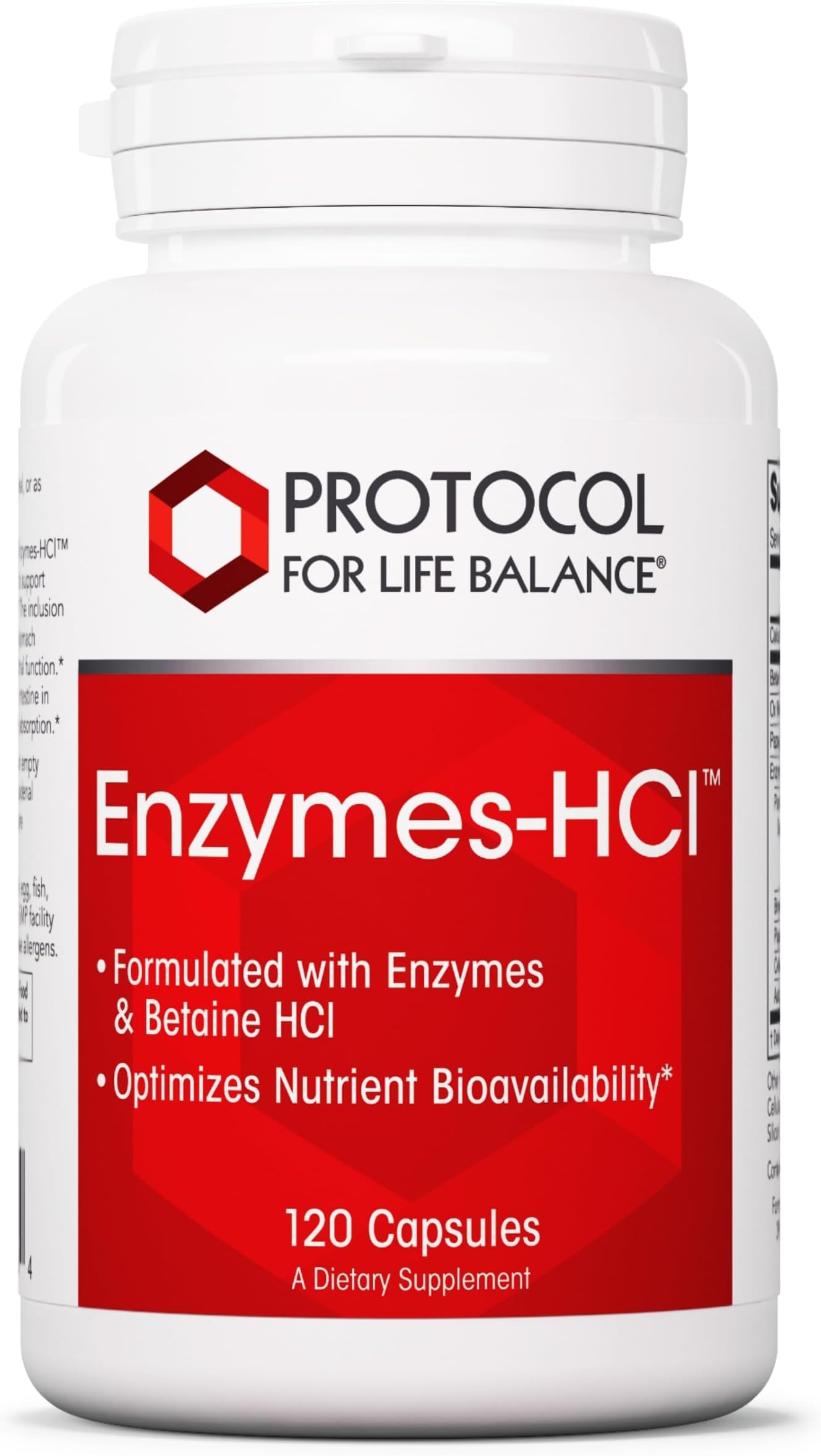 Enzymes-HCl 120 Capsules