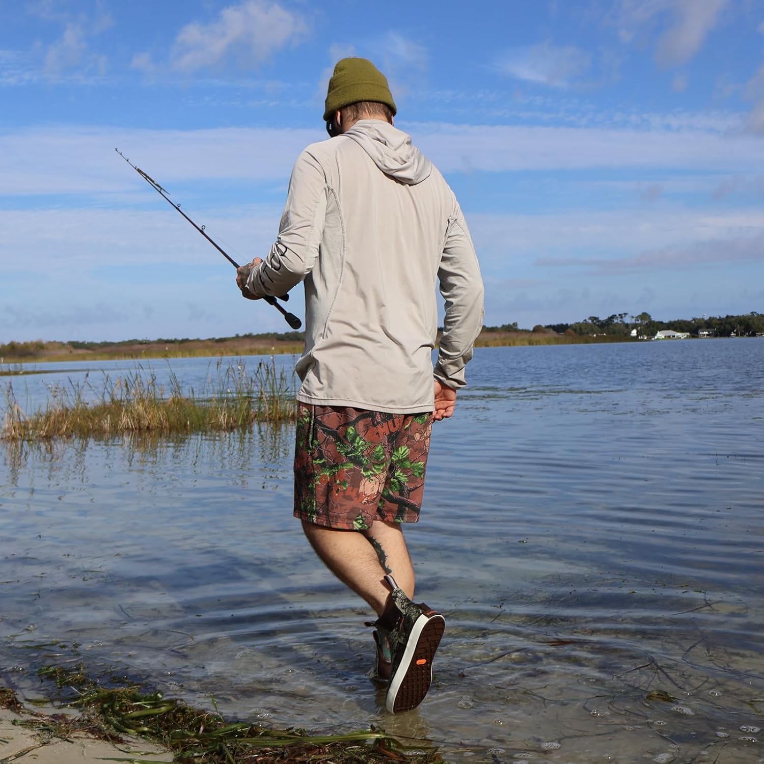 Showave Deck Boots for Men Ankle Rain Boots Men Insulated Rubber Boot Neoprene Mud Waterproof Boot Boat Fishing Booties for Sailing Gardening - Image 8