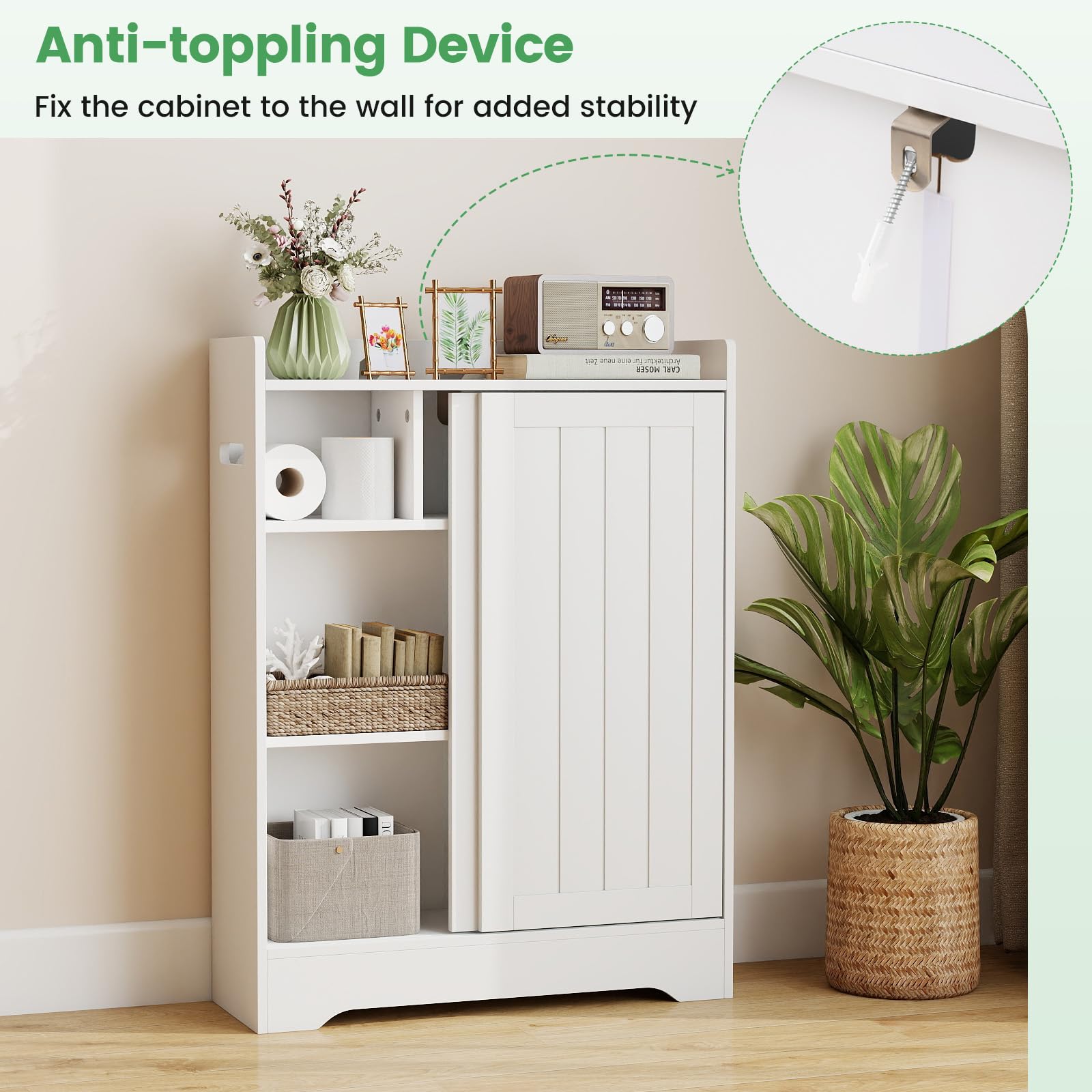 VCM Bois Meuble De Salle De Bain Armoire De Salle De Bain Midischrank Armoire Suspendue Meuble De Salle De Bain Etagere Badinos Df Noir