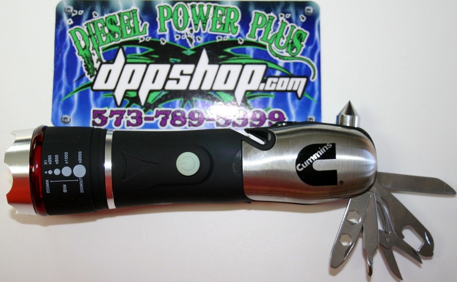 Dodge cummins Roadway multi tool led flashlight light aluminum ultra bright safe