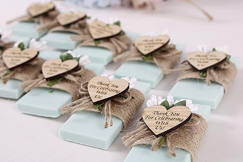 Miniatura 80 de HTF Pack of 5 Wedding Gifts Handmade Lavender Scented Mini Soap, Wedding Favors, Bridesmaid Gifts, Bridal Shower Gifts, Engagement Gifts, Wedding