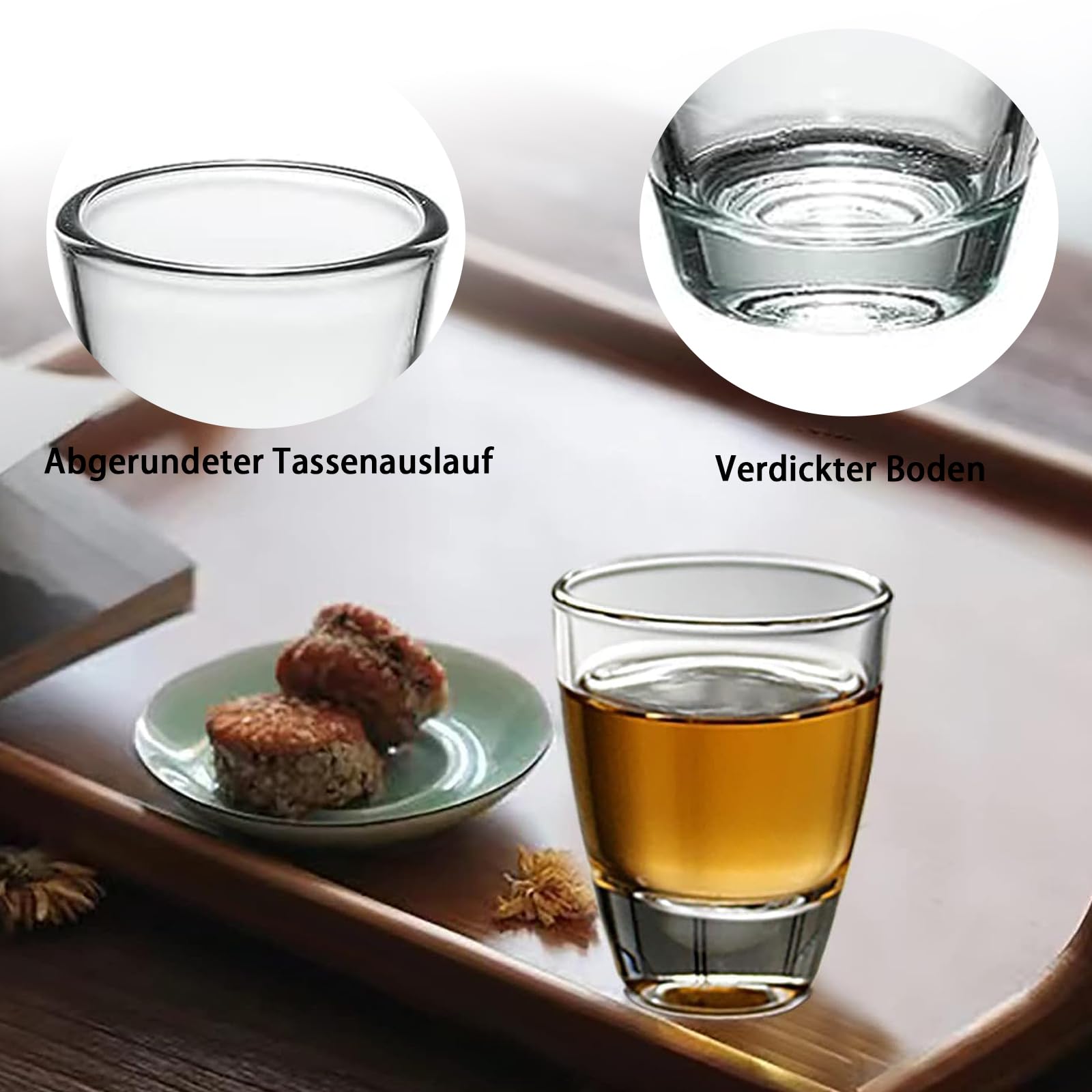 12 Verres à Shot Œuf - Verres Transparents Pour Tequila Et Cocktails