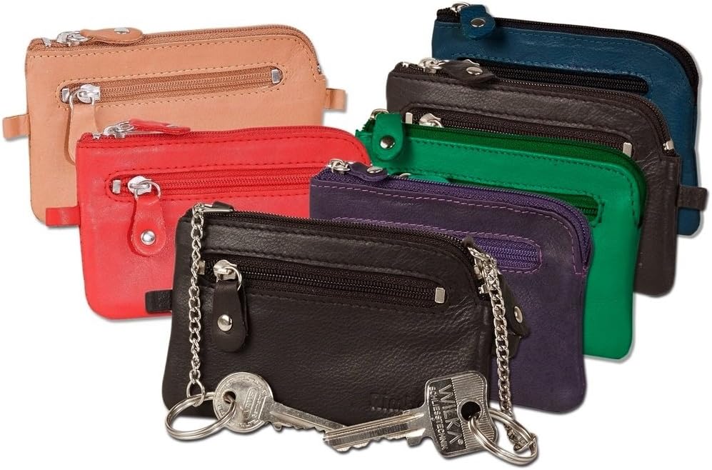 Schlüsseltasche Schlüsseletui (259B) Rimbaldi Leder Schlüsselmäppchen ...