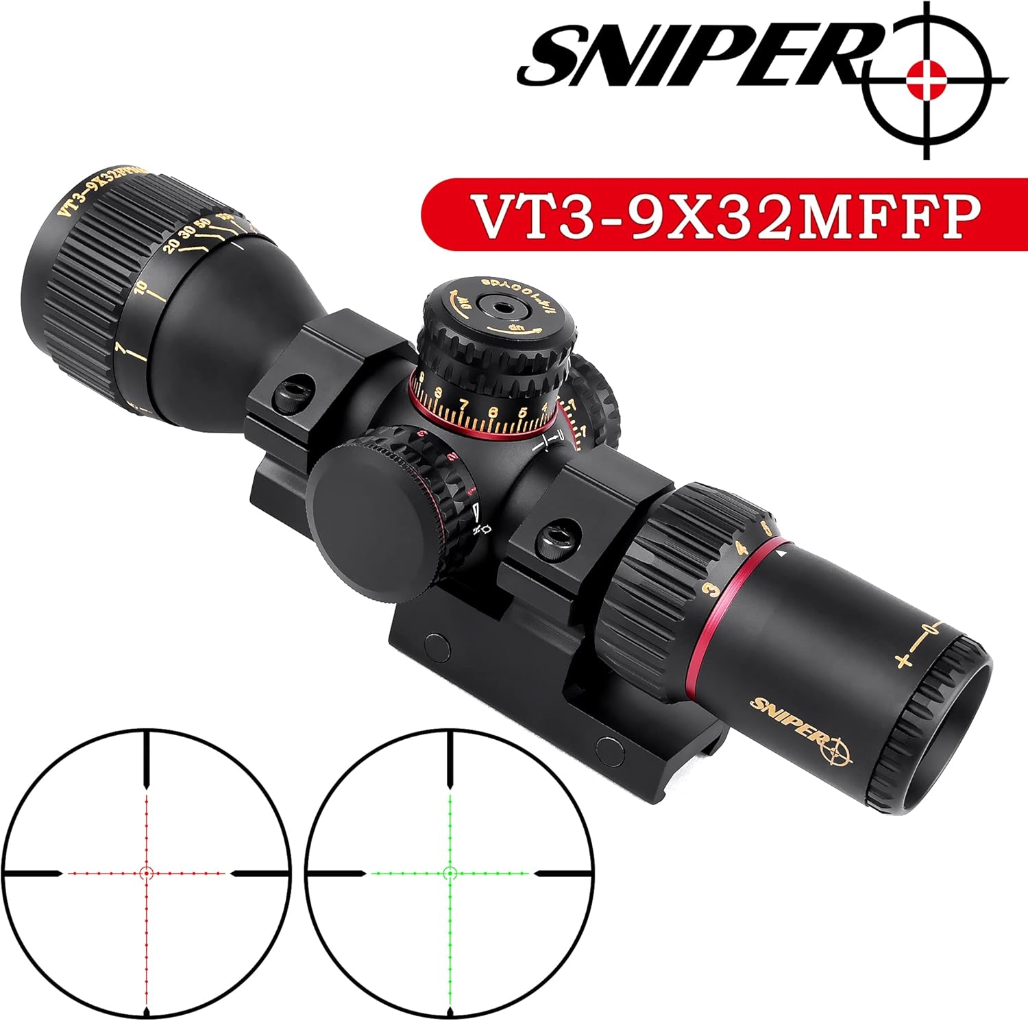 Sniper LT3 9X32AO LT 3 9X32AO Rifle scopes Image