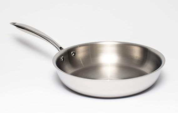 5022 Tri-Ply Stainless Steel Frying Pan, 22cm, Silver