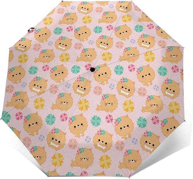 Automatischer Dreifach Gefalteter Regenschirm Personalisierte