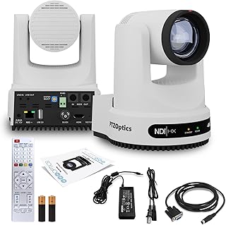 PTZOptics Move 4K SDI/HDMI/USB/IP PTZ Camera with 12x Optical Zoom (White) (PT12X-4K-WH-G3)